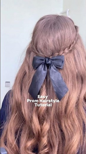 Easy Prom Hairstyle Tutorial ❤️ Follow for more 💕 #promhairstyles #hairstyletutorial #prom2024