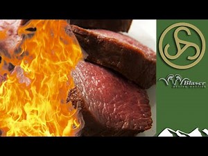 Venison steak on an open fire - Hunt and Cook Recipes