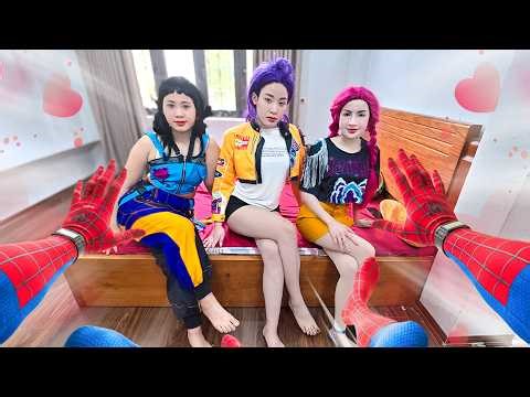 Spider-Man Bros Fall In Love With K-POP Girls (POV Romantic Funny)