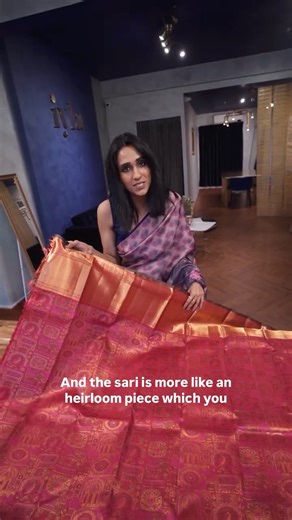 Iyla Silk Saree on Instagram: "Introducing the Ancestral Glory Kanjeevaram in Ruby Red ✨ Available today on www.iylasilk.com ✨ Worldwide shipping available ✨ . . . . #iylasilksarees #onlinesilksarees #ancestralgloryKanjeevaram #bridalweave #PureKanchipurampattu"