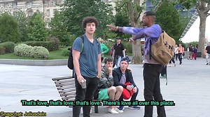 Social experiment tests people's reactions to homophobia