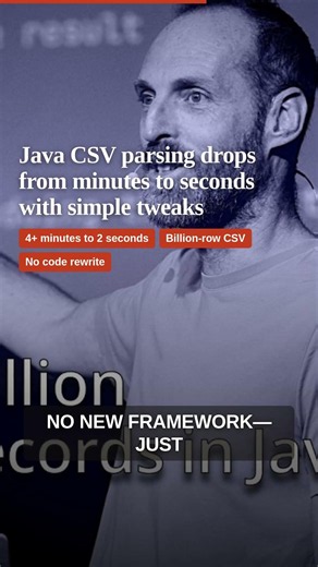 From 4 Minutes to 2 Seconds: The Java CSV Trick