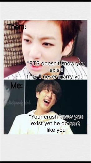 savage reply...😎#btsshorts #kpop #bts #kookie #btsedits #kpopedit #edit #fypシ#fyp #memes #kpoplovers