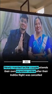 Shaadi Ke Baad Seedha Online Reception?! IndiGo Ki Kahani #india #indigo #shorts
