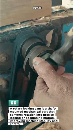 Precision Rotary Locking Cam Mechanism #Engineering #Machinery #Innovation