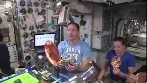1M views · 45K reactions | It's #NationalPizzaDay! Check out how #astronauts onboard the International Space Station enjoyed an out-of-this-world celebration! #pizzaparty Video credit: ESA | International Space Station National Laboratory | Facebook