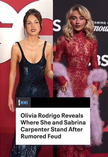 Ooh, we care, we care, we care about this reconciliation. 😍 Five years after Olivia Rodrigo and Sabrina Carpenter were at the center of a rumored love triangle with Joshua Bassett, the