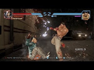When Mishima Killer appears in rank, Kazuya just applied his special move
