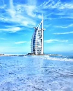 Rising over the waves, reaching out the sky #Icon #View #Dubai | Jumeirah Burj Al Arab