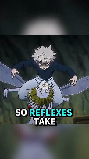 Killua Unleashed Godspeed Faster Than Light Reflexes! #anime #shorts #hunterxhunter