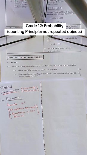 Grade 12 Probability: Counting Principles Explained