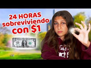 24 horas SOBREVIVIENDO con $1 - Mimi Land