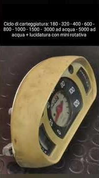 Restauro tachimetro/contachilometri Fiat 600D (Speedometer restoration)