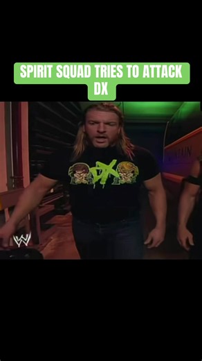 Spirit squad tries and takes out the DX 🤣#wwe #wweraw #wwf #dx #wrestling
