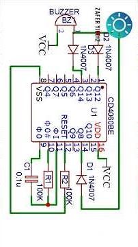 Amazing Electronic Project Using CD4017 #zaferyildiz
