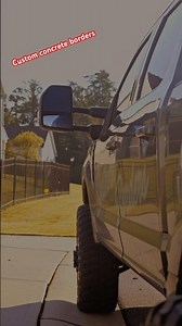 Custom concrete borders