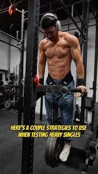 How to choose weights when working up to a heavy set