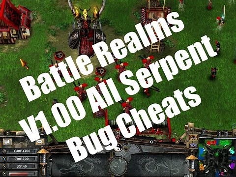 Battle Realms V1.00 Serpent all Bug Cheats [720p60]