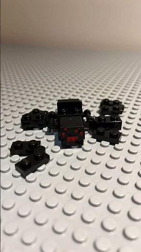 LEGO Minecraft Spider Stopmotion Build #lego #stopmotion