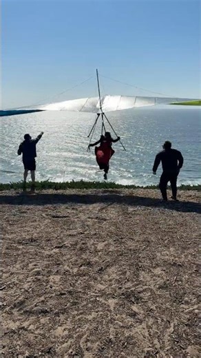 Windy cliff launch Fort Funston
