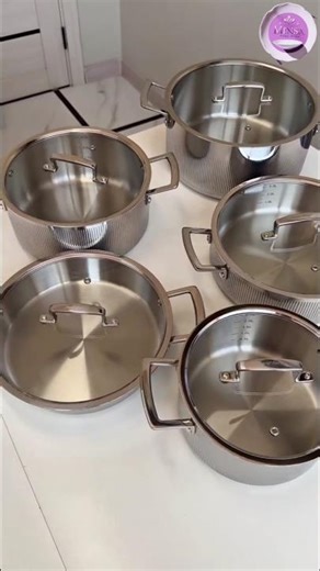 Top 5 Stainless Steel Cookware Sets of 2025 #review #stainlesssteel #cookware #ytshorts
