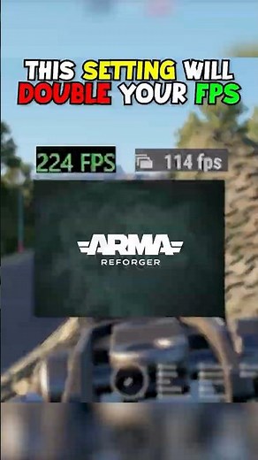 How to Double Your FPS in Arma Reforger... 😱🔥 #armareforger #gaming