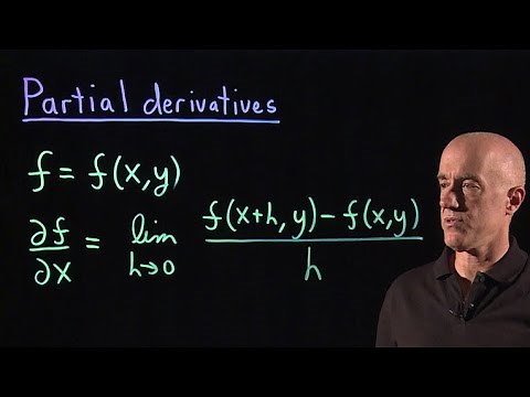 Partial derivatives | Lecture 12 | Vector Calculus for Engineers