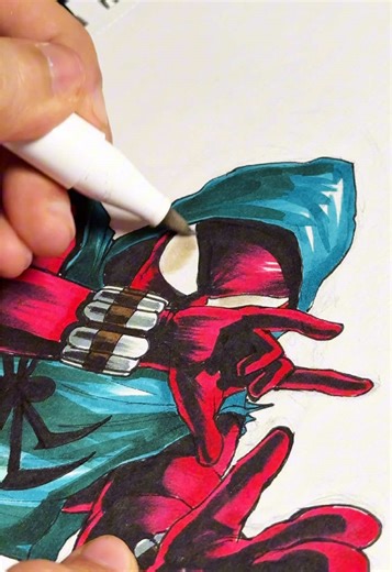 Let’s Draw the Scarlet Spider - #drawing #art #marvel #spiderman #viral