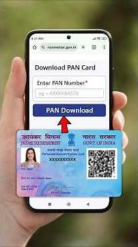 PAN card download | pan card download kaise kare | How to download pan card online | Download e-PAN
