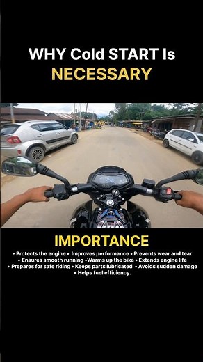 Cold Start in Motorcycles | Why It’s Necessary