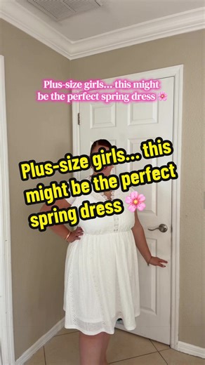 If you’re looking for a flowy, feminine dress for warmer days, the Eytino Plus Size Ruffle Cap Sleeve Lace V Neck Embroidery Eyelet A-Line Dress is such a good find. The ruffle sleeves, eyelet details, and flattering A-line fit make it perfect for spring brunch, vacations, or summer outings. Cute, breathable, and made to feel confident. ✨ #plussizefashion #springdress #summerdress #curvystyle #plussizeoutfit