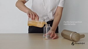 GentleJet CrystalJet Automatic Liquid Soap Dispenser – Touchless Sensor, Stainless Steel, USB-C Rechargeable, Waterproof Kitchen & Bathroom Countertop Soap Dispenser, 300 ml