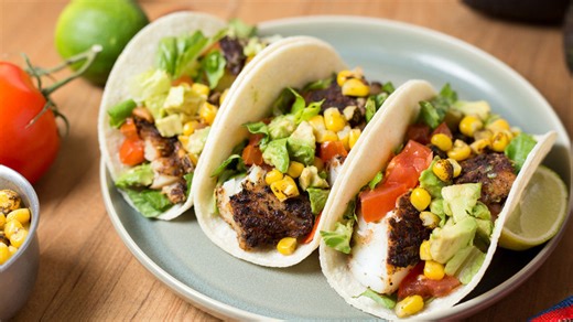 Blackened fish tacos recipe