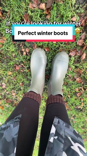 Women’s Welly Boots - stylish and comfy, waterproof too! Ideal for muddy dog walks 🥹#tiktokmademebuyit #winterboots #women #stylishboots #waterproof