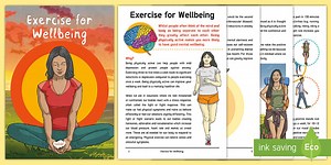 Staff Wellbeing Exercise for Wellbeing Leaflet