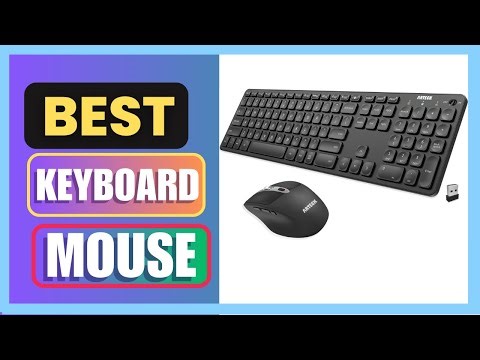 Arteck 2.4G Wireless Keyboard and Mouse Combo