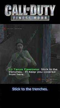 Tanya Pavelovna - Call of Duty: Finest Hour #shorts