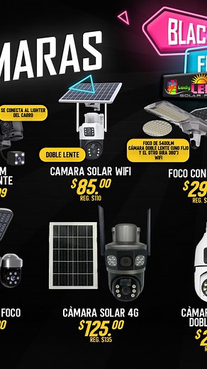 Y llegó el Black Friday a Lady Led Solar PR desde el 26 de noviembre hasta el 1 de diciembre✨ Visítanos para que aprovechen todos nuestros especiales, nos vemos pronto 🥳 | Lady LED Solar PR