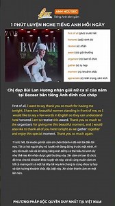 Luyện nghe Tiếng Anh cùng người nổi tiếng - Chị đẹp Bùi Lan Hương - Anh Ngữ SEC #listening #english