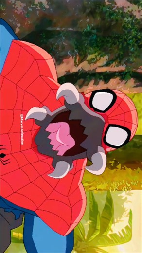 Marvel Animation ❤️ on Instagram: "He transforms into Spider💀🔥 #taskmaster #kraventhehunter #wolverine #ultimatespiderman"