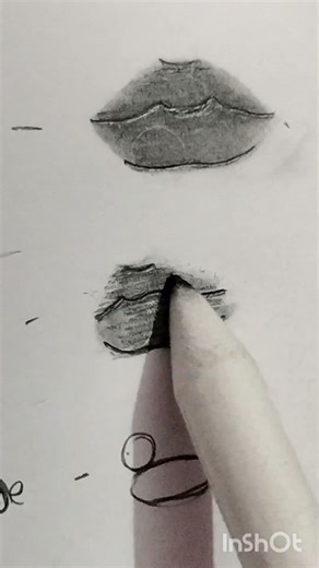 How to draw lip Tutorial #viral #fyp