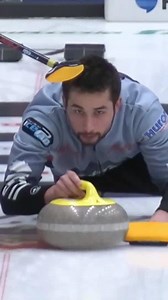 Colton Lott and B.J. Neufeld putting on a clinic here tonight! Normally a member of Team Carruthers, B.J. got called in as a Team McEwen sub for Kevin Marsh, who's got a kid on the way. | Grand Slam of Curling
