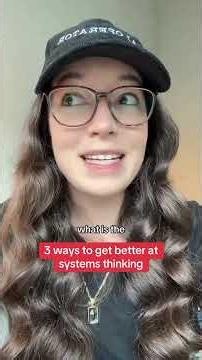 I studied systems thinking hard core for 18 months when trying to figure this...