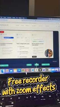 Free screen recorder chrome extension with zoom effects #screenrecorder