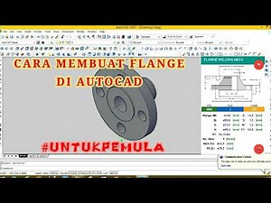 Cara Membuat Flange Di Autocad Untuk Pemula