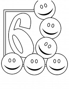 Number Coloring Page