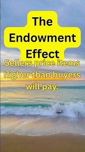 The Endowment Effect #psychologyfacts