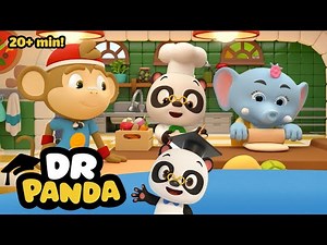Dr. Panda 👩‍🍳🐼 Let's Get Cooking! 🍳 Full Episode Compilation | Kids Learning Video