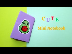DIy Mini Notebook - How to make an Origami Notebook in no time