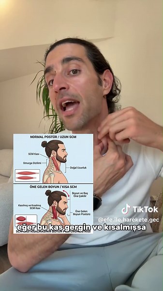 🌟 10 YIL DAHA GENÇ GÖRÜNMEK İÇİN GÜNDE SADECE 5 DAKİKA! 🌟 Eğer bu kasınız gergin ve kısalmışsa, boynunuz öne doğru gelir ve kan dolaşımınız aksar. Bu durum gıdı oluşumuna ve yüzünüzün daha yaşlı görünmesine sebep olur. Çözüm çok basit: Her gün videoda gösterdiğim gibi bu kası her iki ucundan gevşeterek sadece 5 dakikada duruşunuzu iyileştirebilir ve yüzünüzün gençleşmesini sağlayabilirsiniz! 💆‍♀️ Daha fazlası için videoyu kaydetmeyi unutmayın! ✍️ Nisan ayında benimle birlikte hareket ederek p